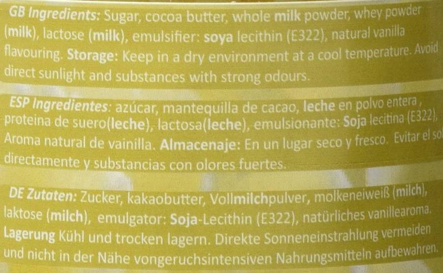 PME Belgian White Chocolate Curls for Decorating Cake Muffin Cupcake Dessert 85g