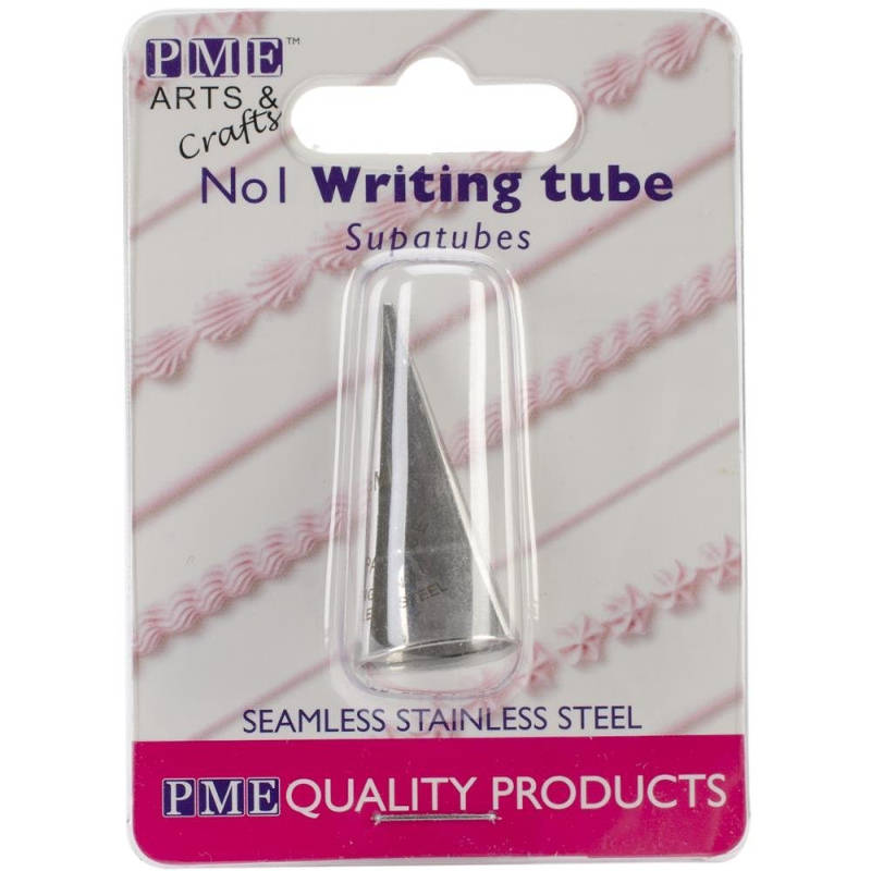 PME #1 Writer Tube Stainless Steel Icing Fondant Piping Decorating Nozzle Tip