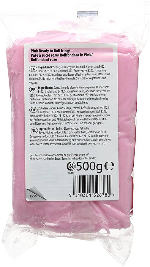 Pink Renshaw Ready To Roll Icing Fondant Cake Covering Regalice Sugarpaste 500g