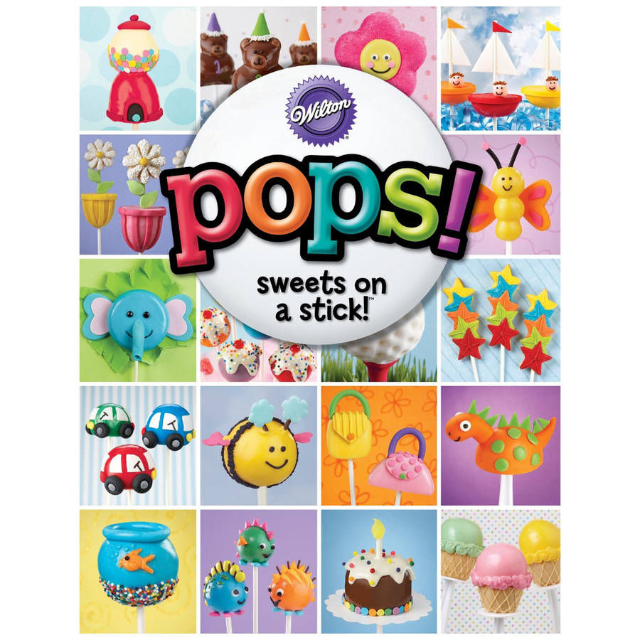 Wilton POPS Sweets on a Stick Cake Pop New Decorating Book Publication