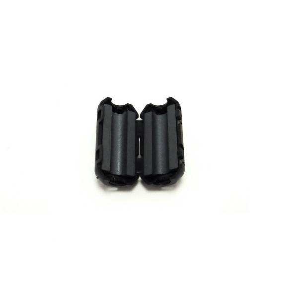 Anti-electromagnetic Clip On Soft Ferrite Ring Snap For Servo Wire Cable