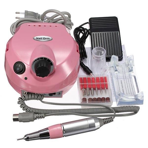 220V-250V Electric Nail Drill Machine Set Manicure Pedicure Tool