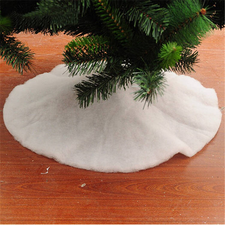 Christmas Trees Skirt Decoration White PP Cotton Xmas Tree Accessory
