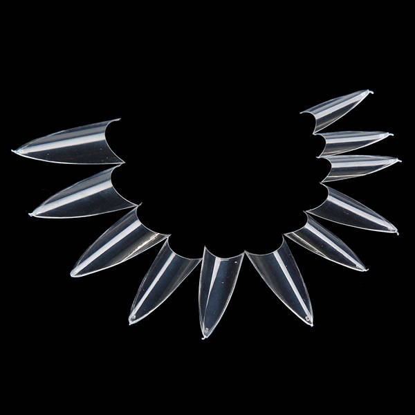 500pcs False Sharp Ending Stiletto Acrylic Nail Art Tips