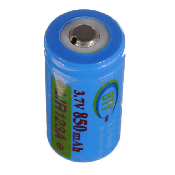 BTY LIR123A 123A 3.7V 850mAh Rechargeable Li-ion Battery