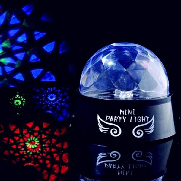 Party LED Light Colorful Rotating Mini Portable DJ Disco Stage Lighting