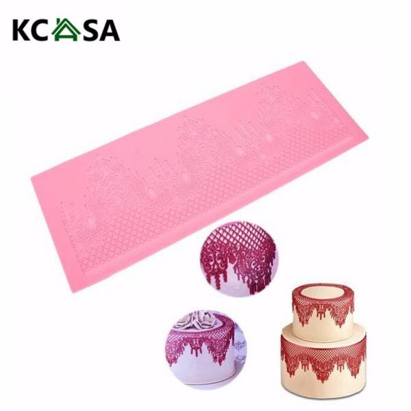 Classical Crown Lace Silicone Mold Wedding Cake Fondant Mould
