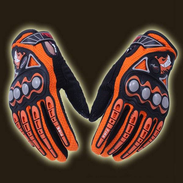 Full Finger Safety Bike Motorcycle Racing Gloves for Pro-biker MCS23