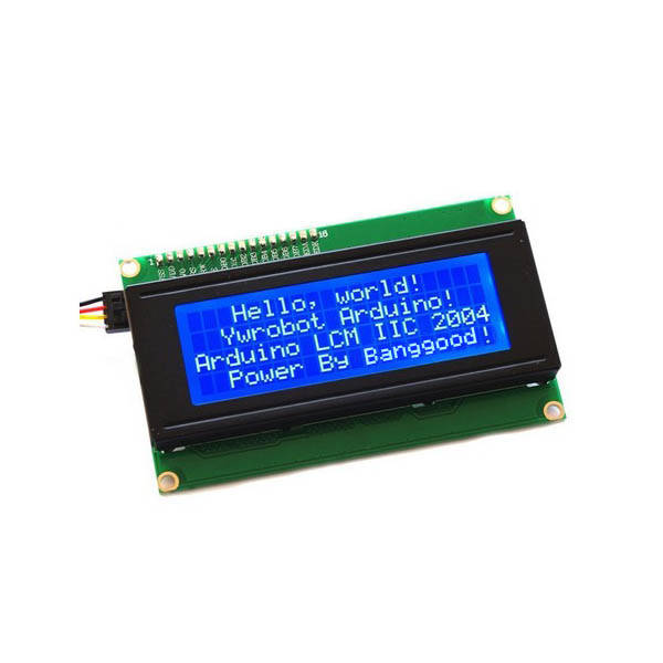 IIC I2C 2004 204 20 x 4 Character LCD Display Module Blue
