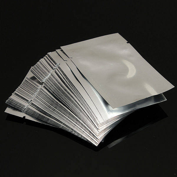 100pcs Aluminum Foil Mylar Vacuum Bags for Food Storage