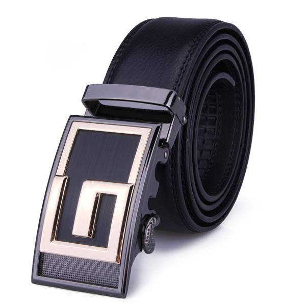 Mens Stainless Steel Auto Lock Buckle Belts