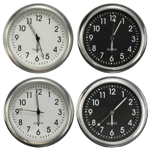 40mm Anti-Scratch Vehicle Quartz Clock with Luminous Light
