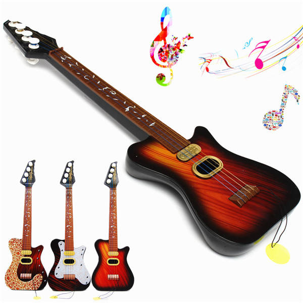 4 String Acoustic Guitar Wisdom Development Simulation Toy For Baby Children