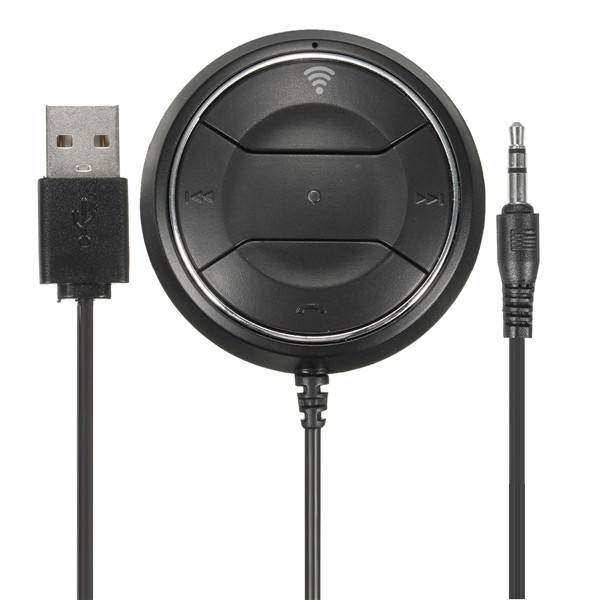 Wireless Bluetooth Car Kit Audio NFC Music Receiver Adapter AUX+Dual USB Charger