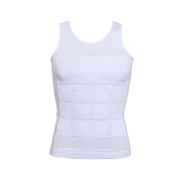 Mens Swimming Slim Body Shapper Sport Vest Underwear Compression