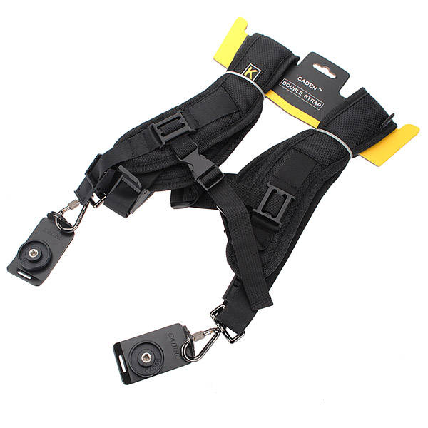 Double Rapid Shooting Camera Shoulder Sling Dual Strap Belt