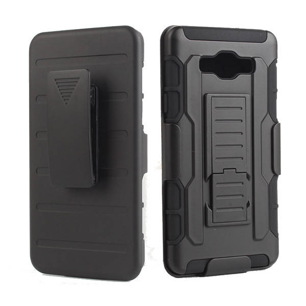 3-in-1 Belt Clip Cover PC Silicone Cover Case For Samsung Galaxy A7