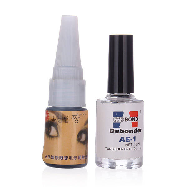 False Eyelash Extension Adhesives Glue + Remover Makeup Set