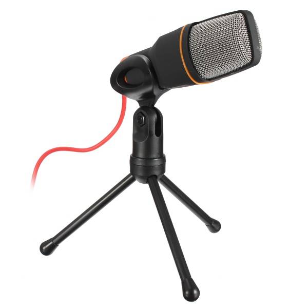 SF-666 Multimedia Studio Wired Condenser Microphone with Tripod Stand