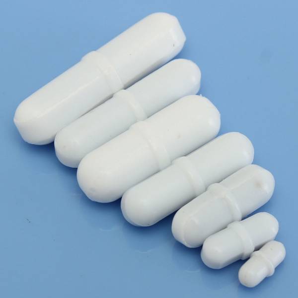 7pcs Teflon Magnetic Stirrer Mixer Stirring Bar Rod Bead With Pivot Ring B10-B3