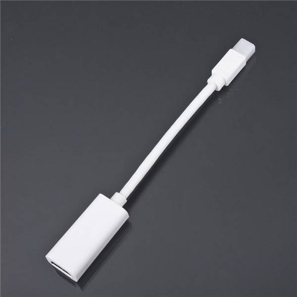 Thunderbolt Mini Display Port to HDMI Adapter Cable Converter Male to Female