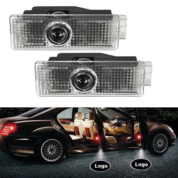 2Pcs 3W 6000K Car Door Welcome Light for BMW Series E60 F10 F15 F30 M3 M5 F01 F