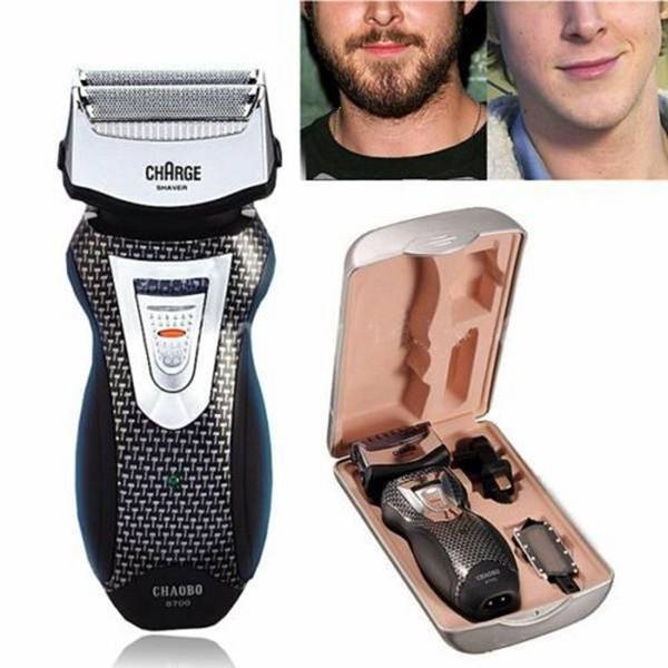 Rechargeable Cordless Electric Shaver Razor Double Edge Foil Trimmer
