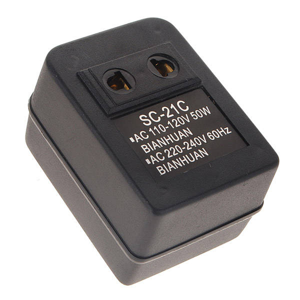 50W AC Power 110V To 220V Voltage Converter Adapter