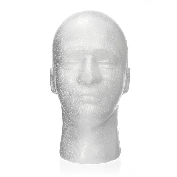 Wig Hat Holder Glasses Male Foam Manikin Head Stand Model Display