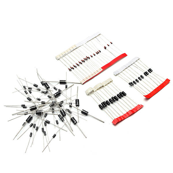 8 Value 100Pcs 1N4148 1N4007 1N5819 1N5399 1N5408 1N5822 FR107 FR207 Diode Asso