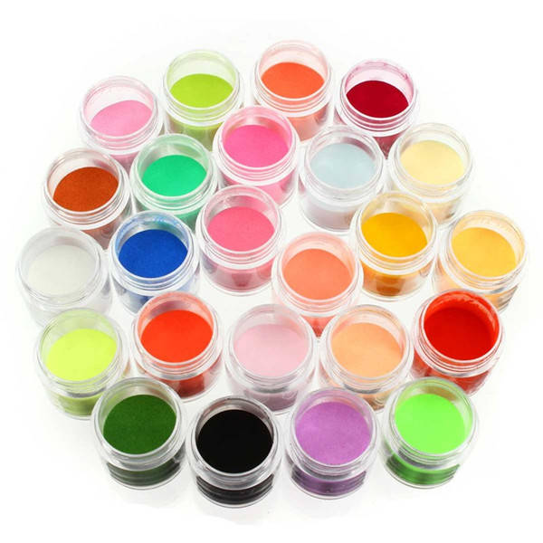 Dancingnail 12/18/24 Colors Mixed Color Acrylic Manicure Nail Art Powder Carvin