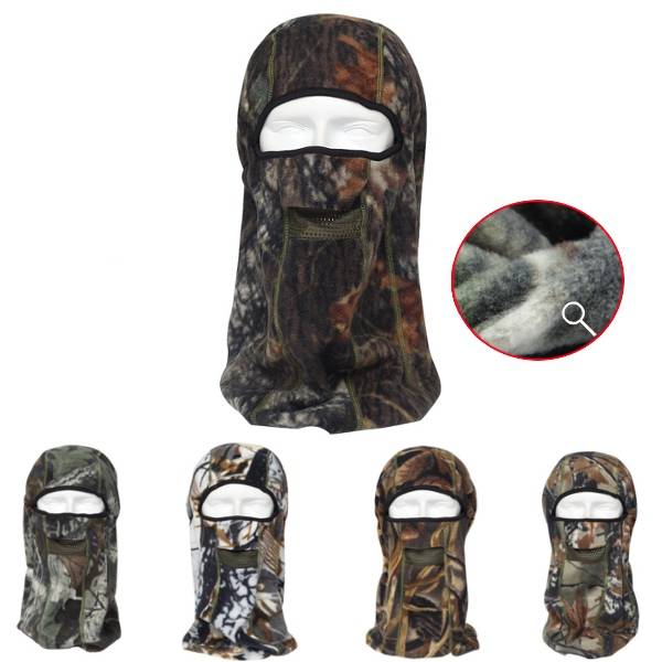 Fleece Balaclava Hats Masks Warm Camo Winter Cycling Ski MultiFunction Motorcyc