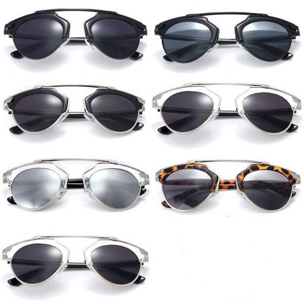Men Women Vintage Christian Designer Fashion Retro Sunglasses