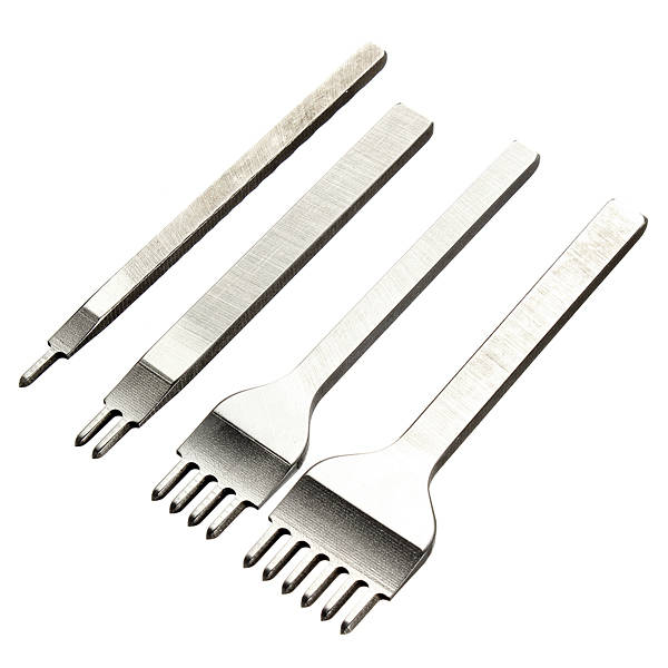1246 prong 4mm Leather Craft Punch Stitching Hole Punches Tools