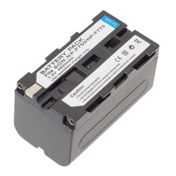 Hight Capacity 7.2V 4800MAH Li-ion NP-F750/ 770 / 730 Battery For Sony