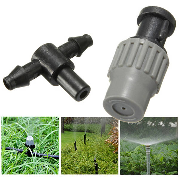 20pcs Garden Adjustable Micro Sprayer Misting Atomizing Cooling Sprinkler