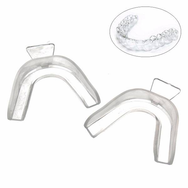 5 Pairs of Transparent Night Guard Teeth Whitening Grinding Mouth Trays Shield