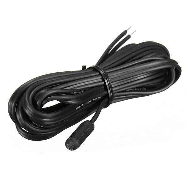 2M Black Waterproof Digital Temperature Temp Sensor Probe