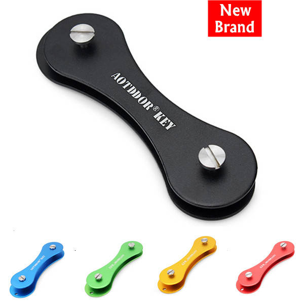 AOTDDOR EDC  Hard Oxide Aluminum Portable Key Clip Folder Chain Pocket Tool