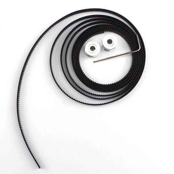 2 x GT2 Timing Pulleys + 2M GT2 Timing Belt for RepRap Prusa Mendel