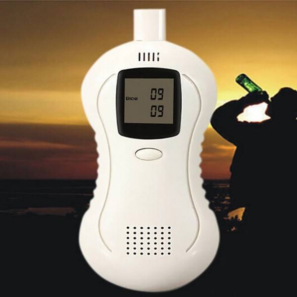 Professional Portable Digital LCD Breath Alcohol Tester Breathalyzer Detector A