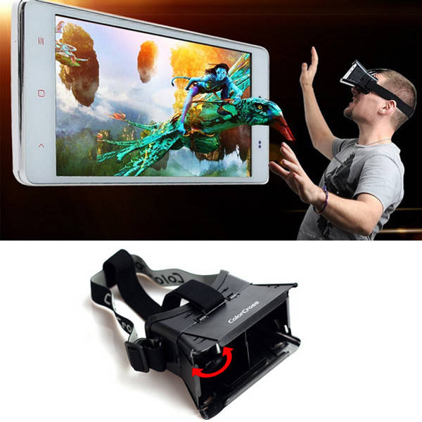 Colorcross II Plastic 3D Glasses Google Cardboard VR Virtual Reality Movie Vide
