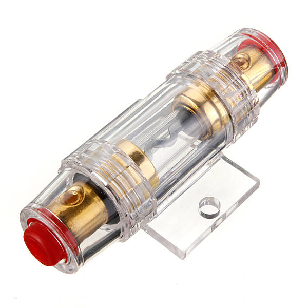 8 Gauge AGU Audio Refit Stereo Fuse Holder Amplifier Wire 60 Amp Fuse