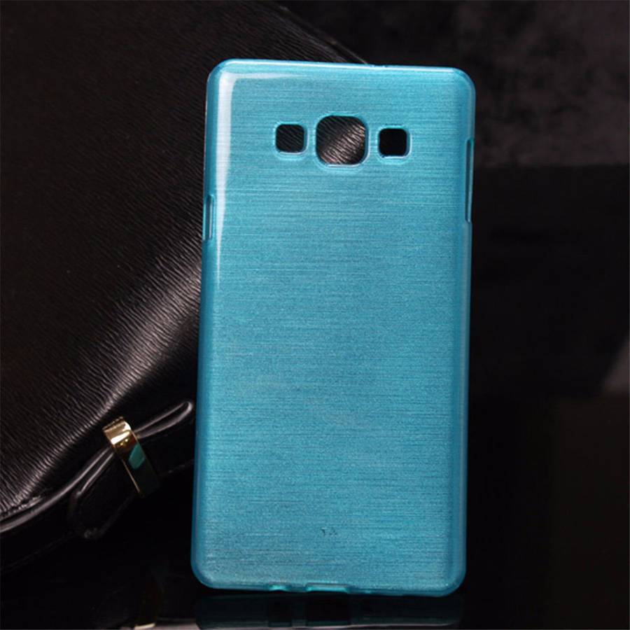 Ultra Thin Wire Drawing TPU Back Case Cover For Samsung Galaxy A7