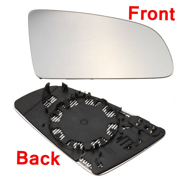 Right (Driver) Side Wide Angle Wing Mirror Glass for Audi A3 2003-2008 Heated