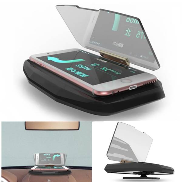 Car GPS Phone HUD Mobile Navigation Bracket Head Up Display HUD Projection Hold