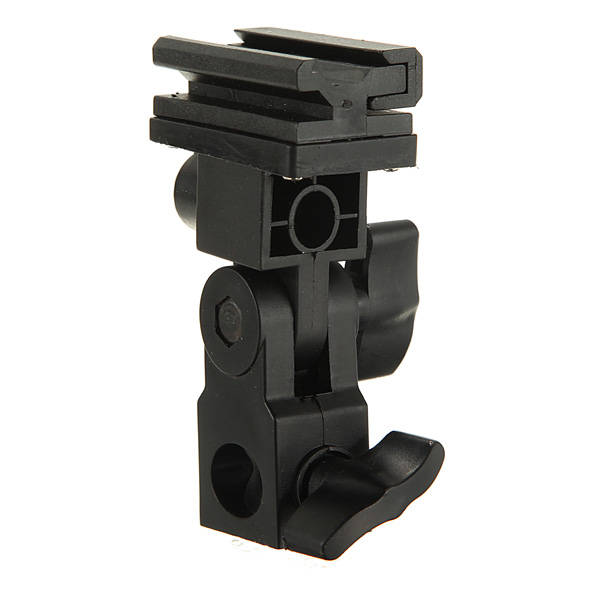 B Bracket Swivel Flash Hot Shoe Trigger Light Stand Adapter