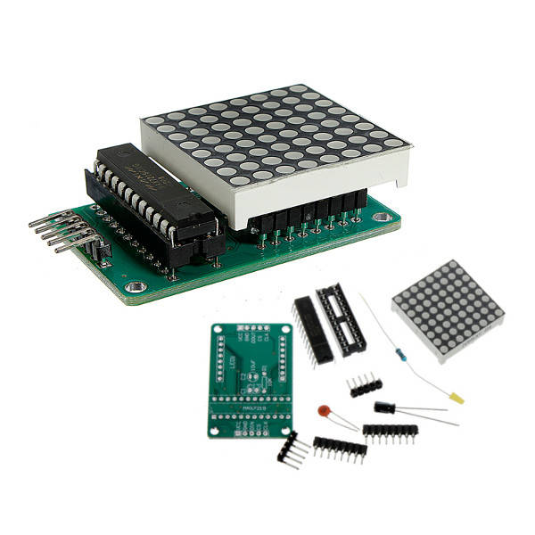 5Pcs MAX7219 Dot Matrix Module DIY Kit SCM Control Module For Arduino