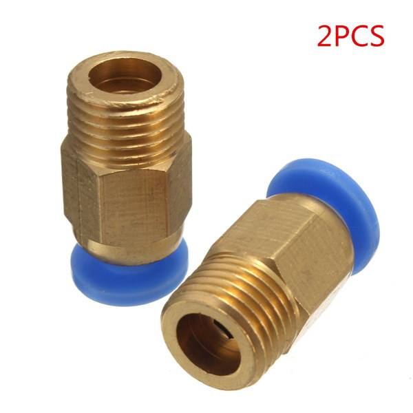 Copper Cap Fitting with 4mm OD Tube M10 Thread For 3D Printer RepRap