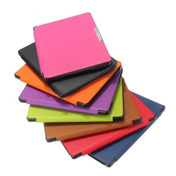 Magnetic Auto Sleep PU Leather Smart Case Cover For Kobo Aura H2O eReader